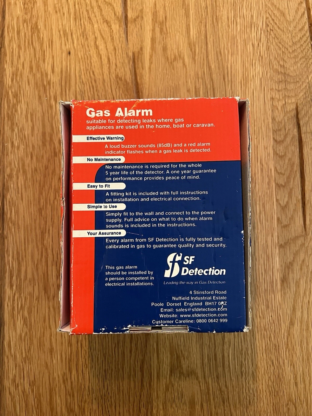 SF Detection Sheriff LPG Gas Alarm SF210-E-1201 - Brand New Open Box 5