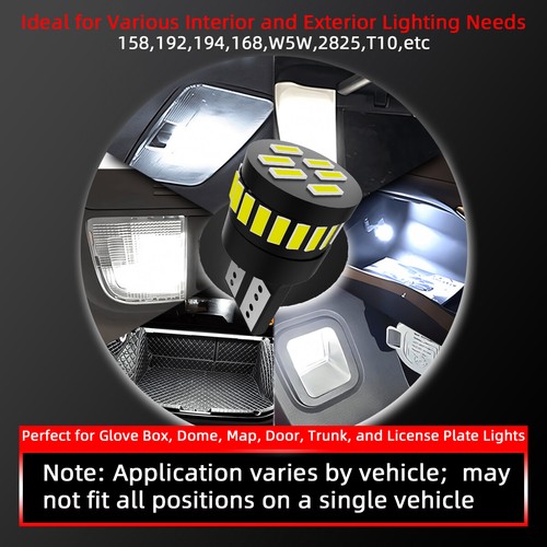 LED Headlight Fog Light 24 LED License Plate Bulbs Kit For Chevy Tahoe 2000-2006 - Picture 16 of 21