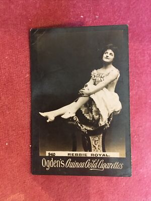 ogdens guinea gold cigarette cards value RARE OGDEN'S GUINEA GOLD Cigarette Card - #940 REBBIE ROYAL