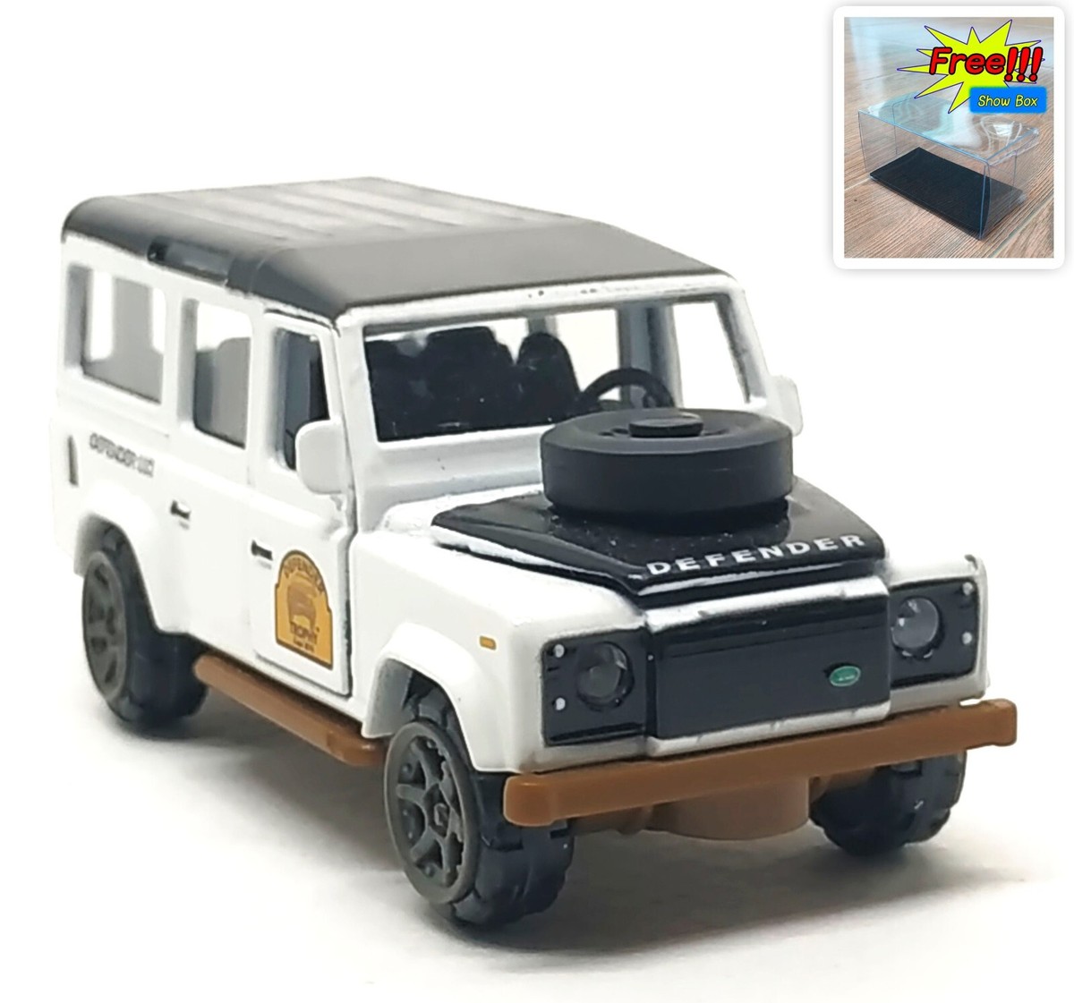 Majorette Land Rover Defender 110 White Deluxe Car 1:60 (3