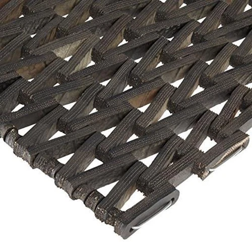 DURABLE Durite Recycled Tire-link Herringbone Weave Outdoor Mat 17 Inch