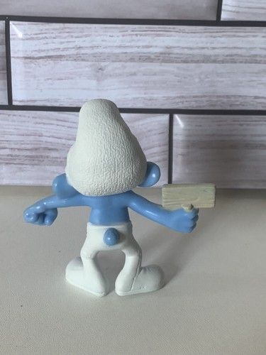 GROUCHY Smurfs Figurine 2013 McDonalds HAPPY MEAL TOY - Picture 3 of 14