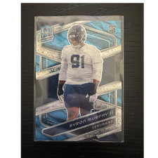 2024 Panini Spectra Byron Murphy II #162 Neon Blue Prizm /50 Seahawks Football