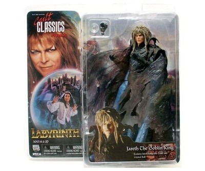 RARE NECA Labyrinth Jareth the Goblin King David Bowie Action Fig. New Vintage!