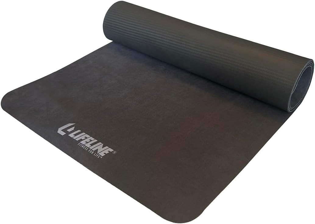 Premium Suede Yoga Mat - High-Density, Lightweight Fitness Mat for Home Workouts