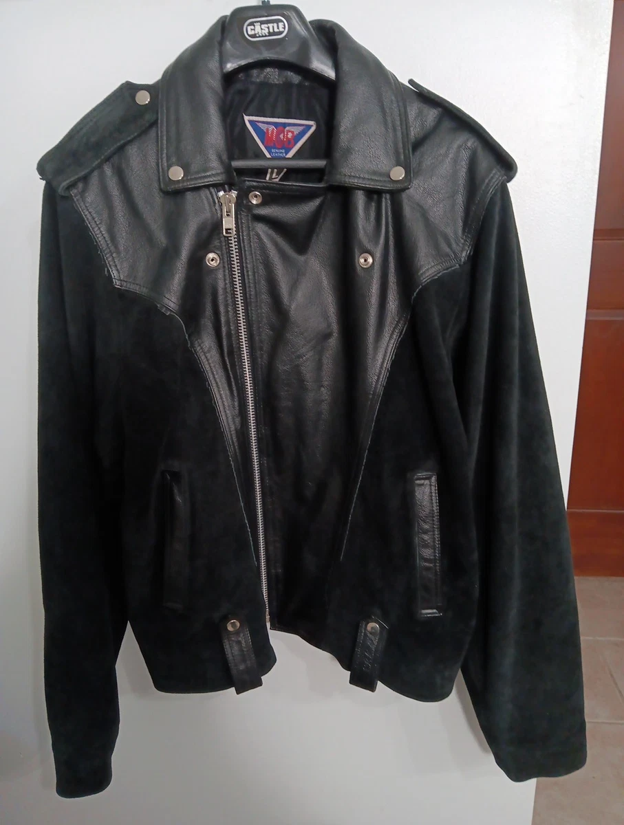 Black Suede Vintage Outerwear Coats & Jackets for Men for sale | eBay
