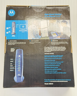 Motorola SB5101 DOCSIS 2.0 Cable Modem with Haxorware (BRAND NEW