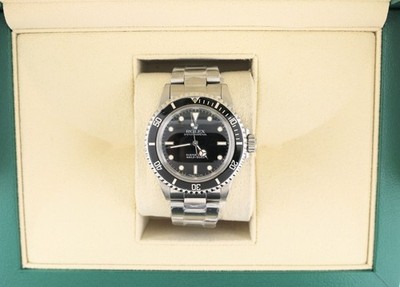 1988 Rolex Submariner No Date 5513 Black Spider Dial SS Oyster No Papers 40mm
