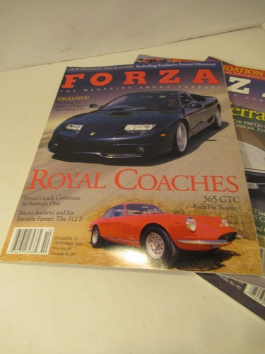 Vintage Lot 8 Forza Ferrari Magazine Full Year 2001 # 27,28,29,30,31,32,33,34 - Picture 7 of 11