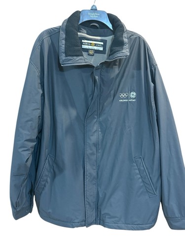 North End All Climate Wear Jacket Men’s XL Olympics Partner GE Black Lined - Picture 1 of 6