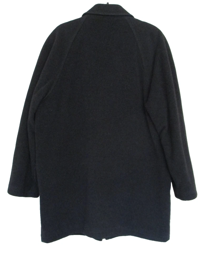 Abrigo Marshall Field's Dayton's Hudson's Para Hombres Gris Botón Delantero Talla 40R Chaquetón Foto 2 de 4