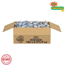 Nestle Coffee-Mate French Vanilla Liquid Creamer Singles – 180 Count, Non-Dairy.
