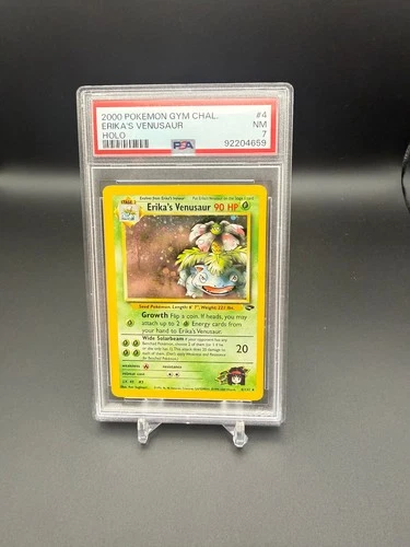 Erika's Venusaur Holo Pokemon Gym Challenge 4/132 PSA 7