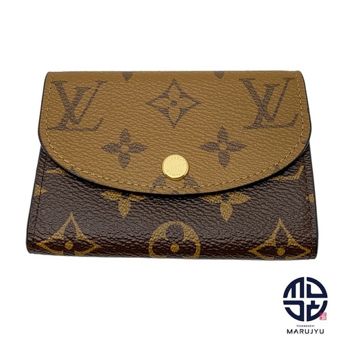 LOUIS VUITTON Monogram Monogram Reverse Porte-Monnaie Rosalie Compact Wallet