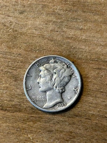1939D Mercury Dime XF