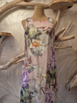 Wallis chices Sommerkleid Maxikleid mit Blütenmotiv Gr. 40