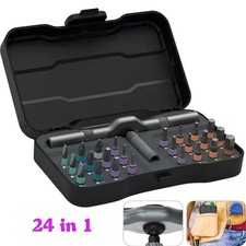 24Pcs Multi Bit Magnetic Precision Screwdriver Set, 24 in 1 Ratchet Screwdriver
