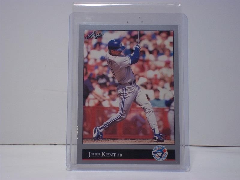 1992 Leaf Baseball Jeff Kent Rookie Card