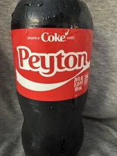 Share a Coke with Peyton 2025 Personalized Gift Coca~Cola 20oz Combine Shipping