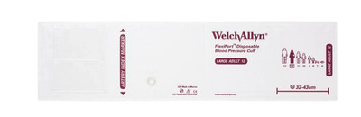 Welch Allyn FlexiPort Blood Disposable Pressure Cuff SOFT-12 LARGE ADULT - LOT 5