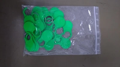 Porte-clés RFID Beetle Mifare DESFire 8 EV1 70pF - Vert - Photo 1/2