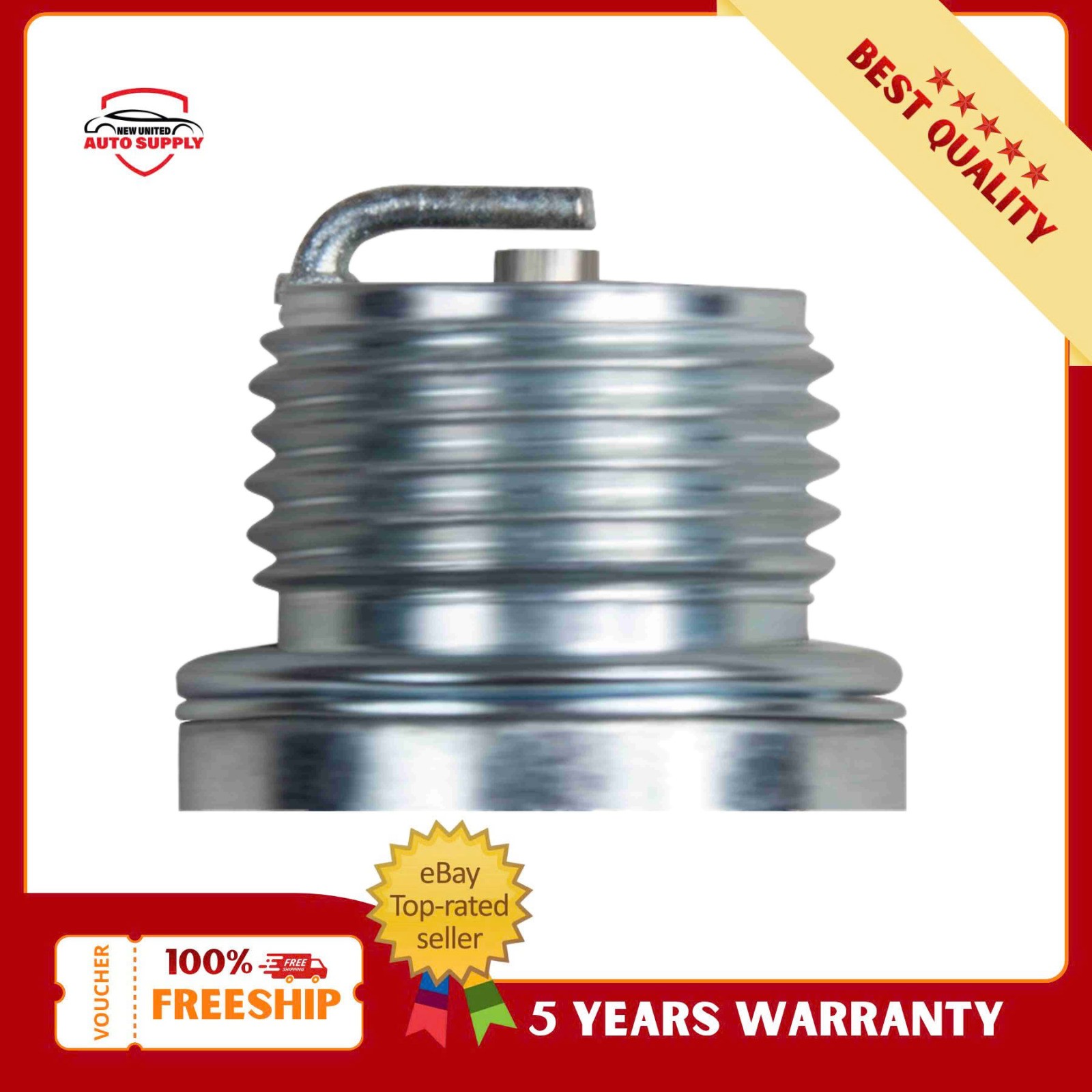 6PCS Champion 516 Spark Plug D16 fits Chevrolet Ford Ski-Doo Harley-Davidson