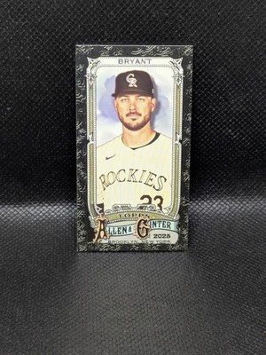 2025 Topps Allen Ginter Mini Black Border #49 Kris Bryant 