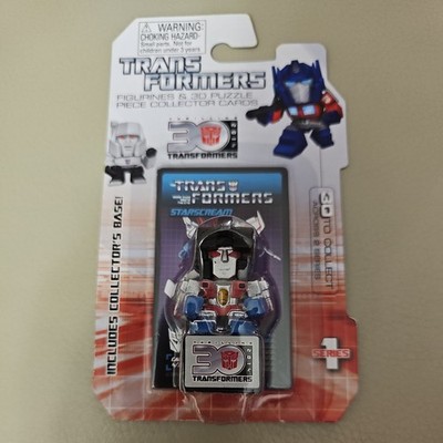 Transformers Figure Figurines Starscream Prime 3D Puzzle Collector Card Series 1
