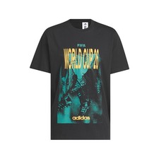 adidas Fifa World Cup 26 Tour Graphic T-Shirt Mens Black Casual Tops SB1158-KE18