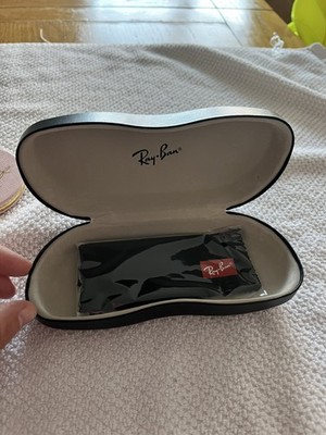 Ray Ban Universal Schwarz Medium Hartschalenetui für Brillen & Lesebrillentuch -