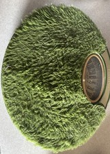 Vintage Bathroom Scale Brearley Counselor Green Carpet Oval MCM Retro Works