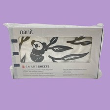 SEALED Nanit Smart Sheets 100 Cotton Fitted Crib Sheets - White 1252