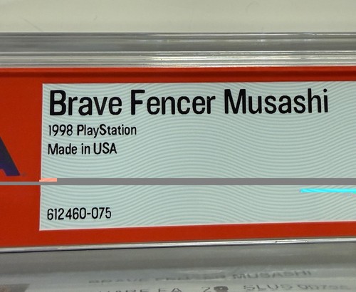 New Sealed Brave Fencer Musashi PSA 9.4 B+ Sony PlayStation 1 PS1 CGC VGA WATA - Picture 2 of 5