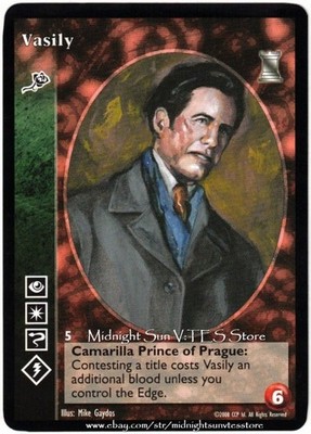 Vasily Toreador Keepers of Tradition V:TES VTES Vampire CCG