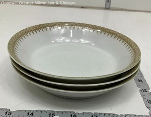 3 Vintage William Guerin & Co. Limoges Patterned Bowls Set