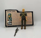 GI Joe Rock N Roll 1982 Straight Arm W/ Card And Gun