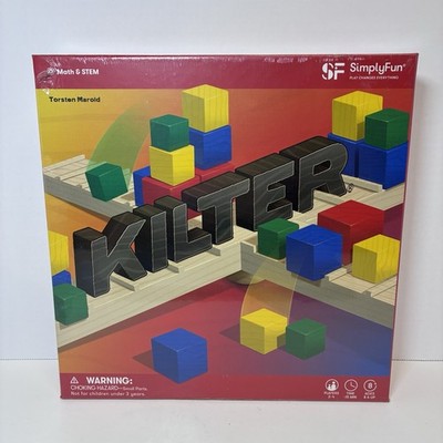 NEW Kilter SimplyFun Game Math & Stem Physics Fine Motor Skills Wood Block
