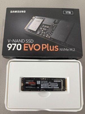 PRE-OWNED Samsung 970 EVO Plus 1TB NVMe M.2 SSD MZ-V7S1T0B/AM 99% Tested