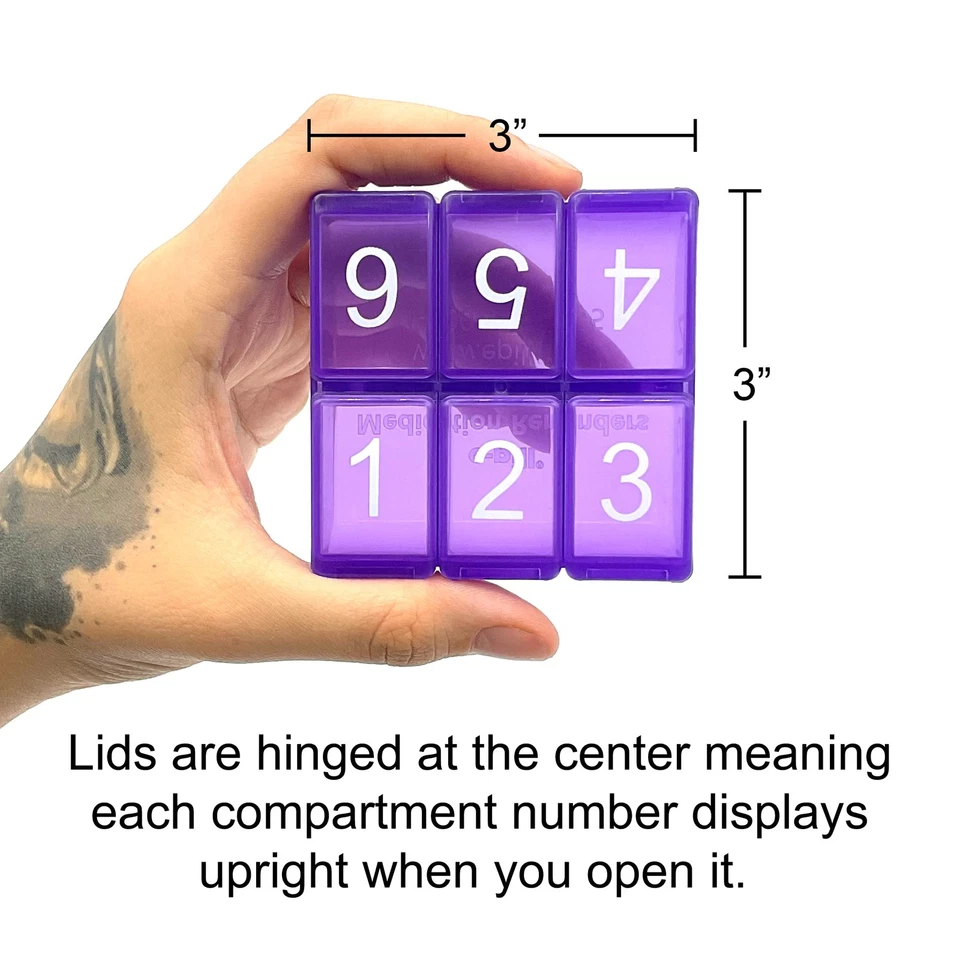 e-Pill 6 Times a Day x 7 Day Weekly Pill Organizer, Vitamin, and Medicine Box... - Image 2 of 4