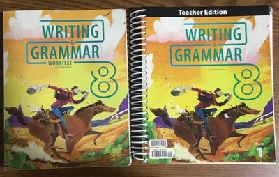 Writing & Grammar 4th Ed. Lot Of 2 B2R1