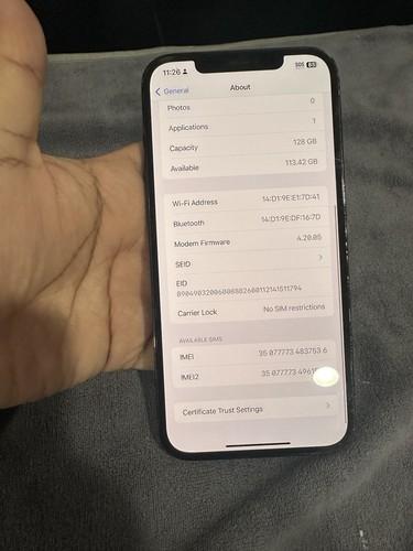 iPhone 12 Pro Max 128GB Unlocked – For Parts or Repair – Read Details - Zdjęcie 5 z 10