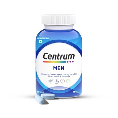 Centrum Men 50 Tabletten - Multivitamin & Multimineral Nutrition Formula