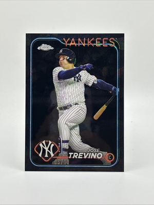 #ad 2024 Topps Chrome Update Series Sapphire Edition Jose Trevino #USCS228 10 $39.99