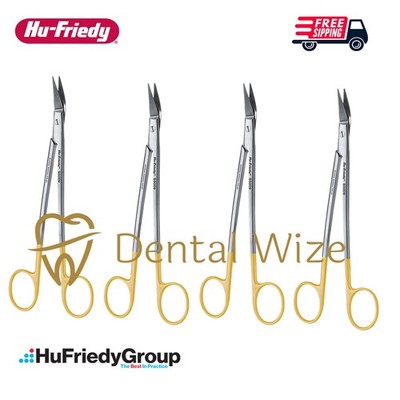 Hu-Friedy S5009 6'' Dean Perma Sharp Dental Surgical Scissors   4pcs