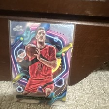 Topps 2023-24 Cosmic Chrome Jakob Poeltl #128 Toronto Raptors NBA Base