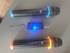Wireless Rechargable Mics With Receiver