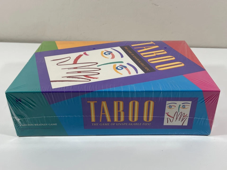 Vintage 1989 Milton Bradley Taboo Board Game NEW In Sealed Box - Image 4 of 4