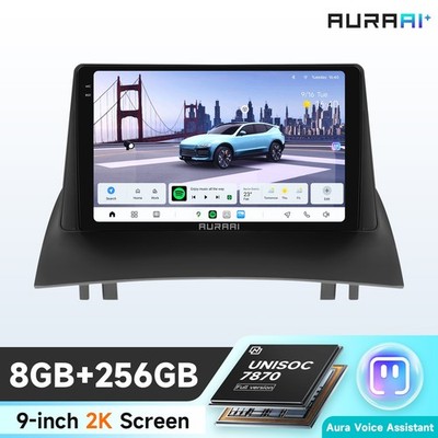 8+256GB UNISOC 2K Car AI Autoradio DSP 4G LTE Für Renault Megane II 2002-2009