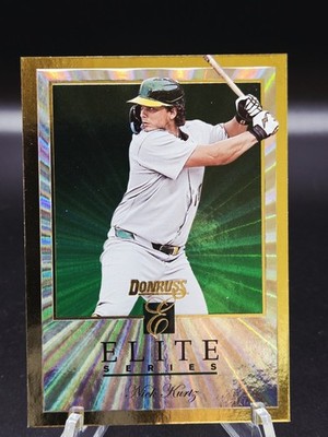 2026 Donruss Baseball Nick Kurtz Elite Series Green Laser #3 Oakland Athletics