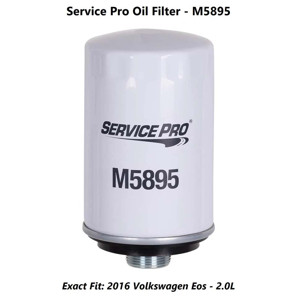 2016 Volkswagen Eos 2.0L Complete Oil, Air & Cabin Filter Kit (5W-30) - Изображение 3 из 4